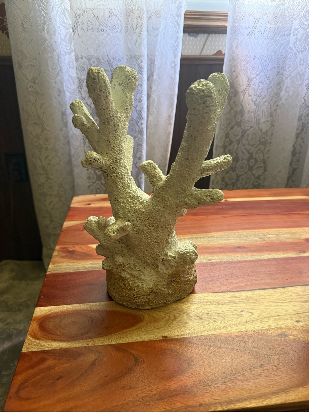 Beach Coral Decorative Sculpture - Sandy White